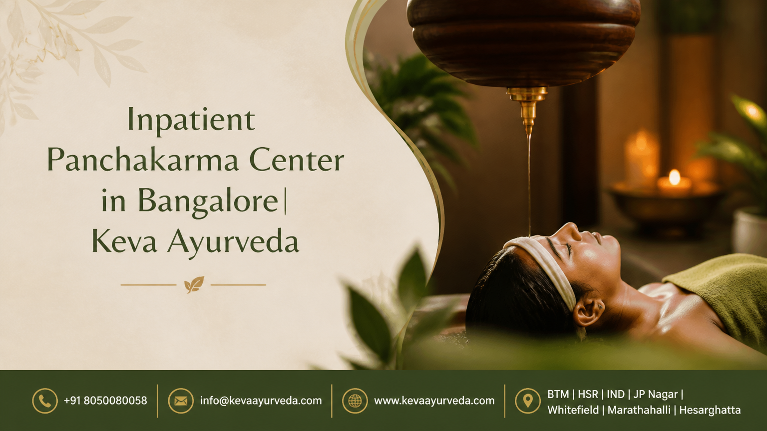 Inpatient Panchakarma Center in Bangalore | Keva Ayurveda
